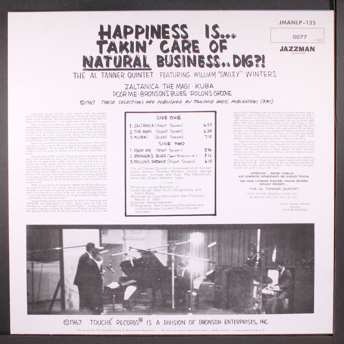 happiness is...takin' care of natural business...dig?! by AL TANNER