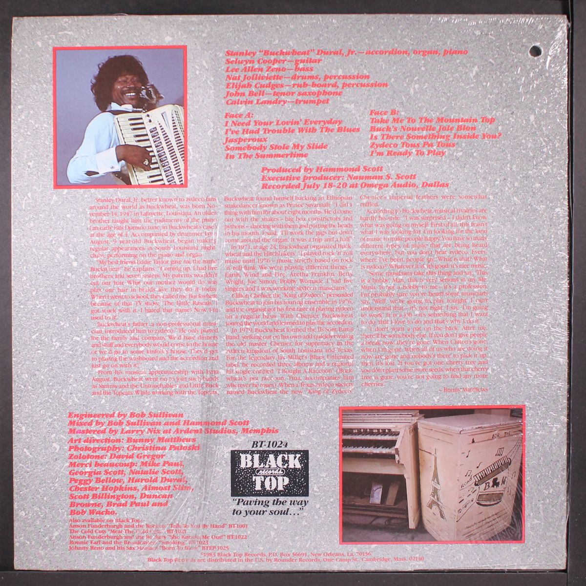 100% fortified zydeco by BUCKWHEAT ZYDECO