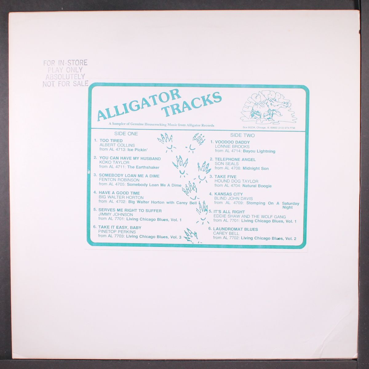 alligator tracks by VARIOUS