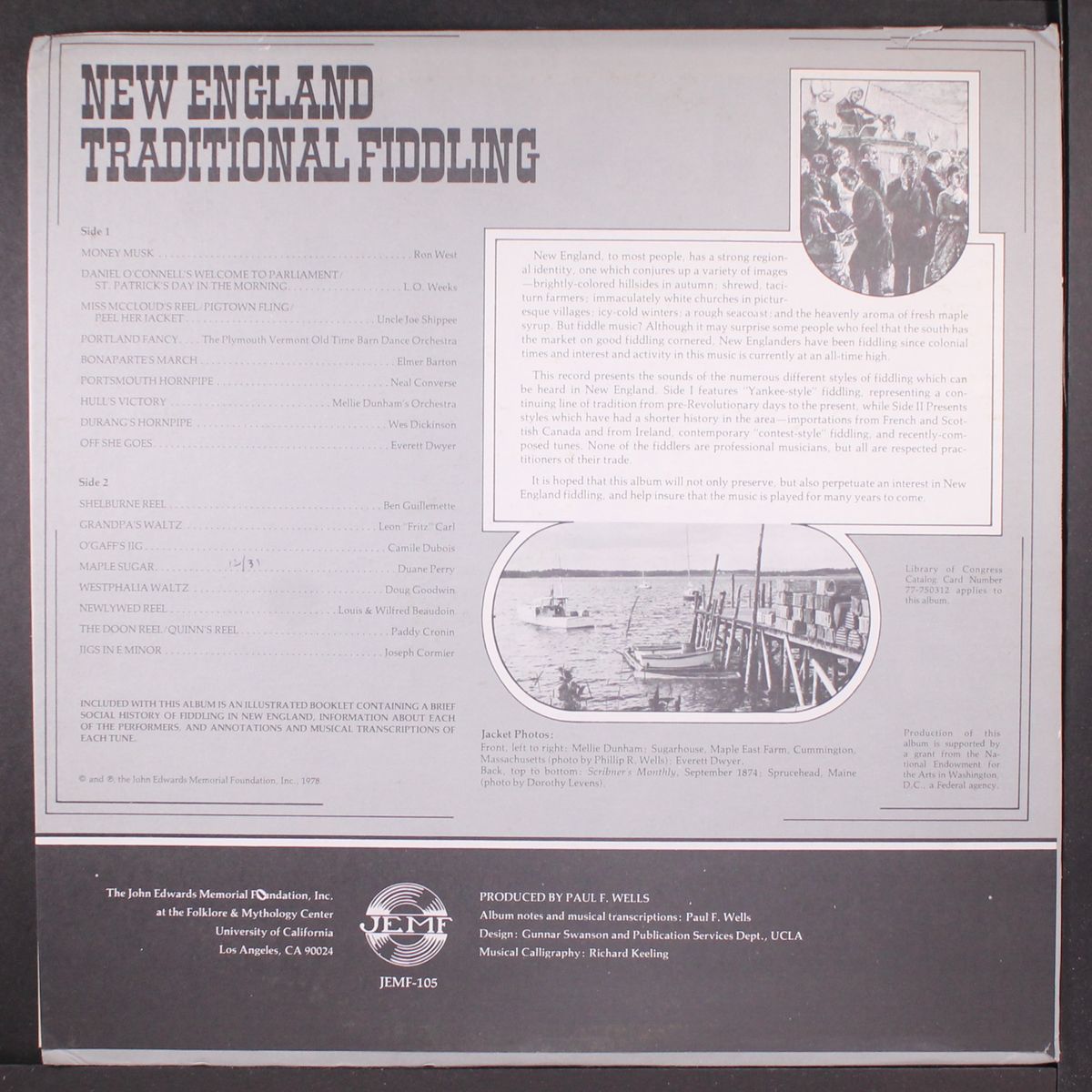 new england traditional fiddling 1926-1975 by VARIOUS