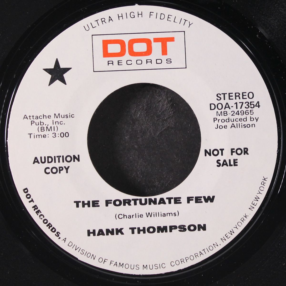 the fortunate few by HANK THOMPSON