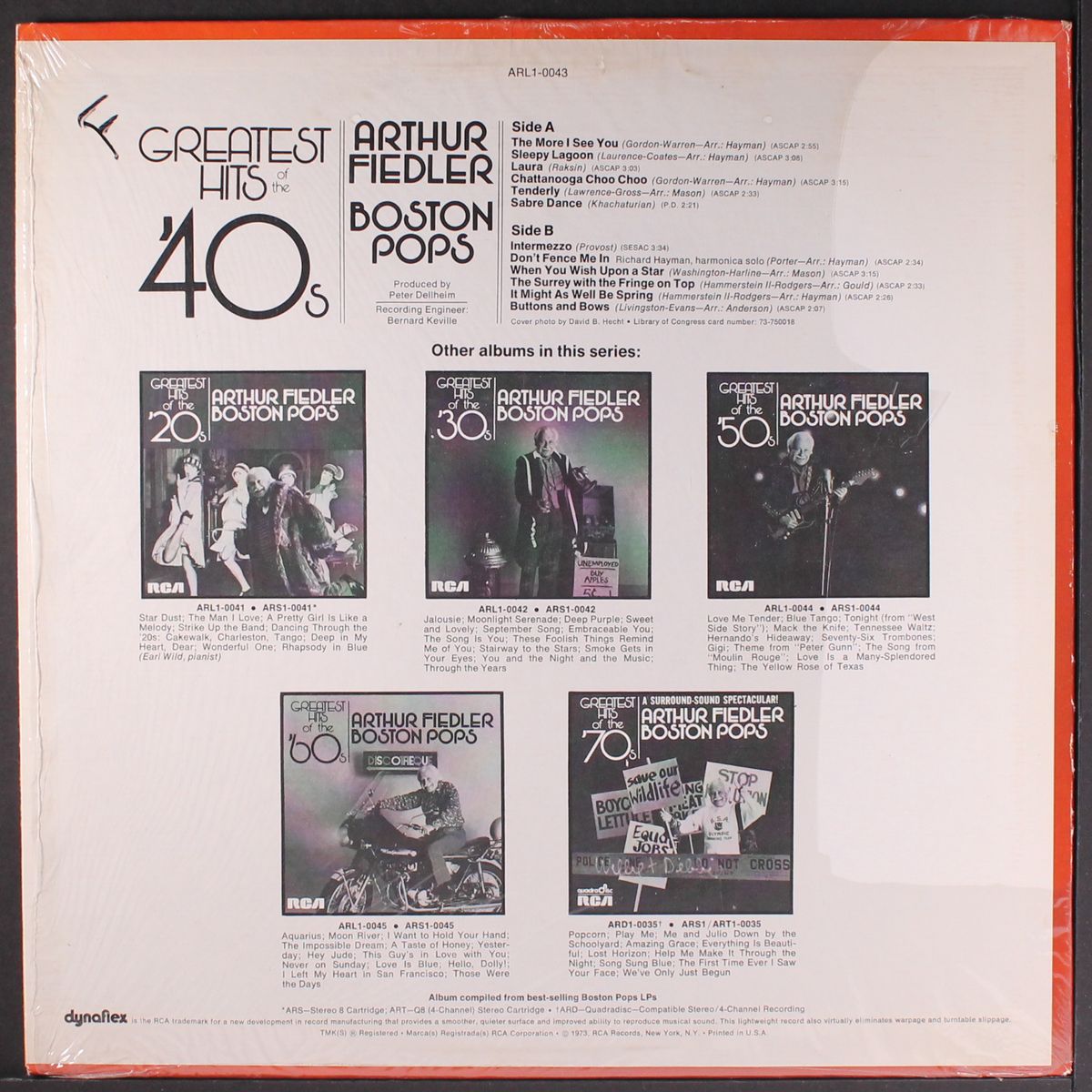 greatest hits of the '40's by ARTHUR FIEDLER & BOSTON POPS