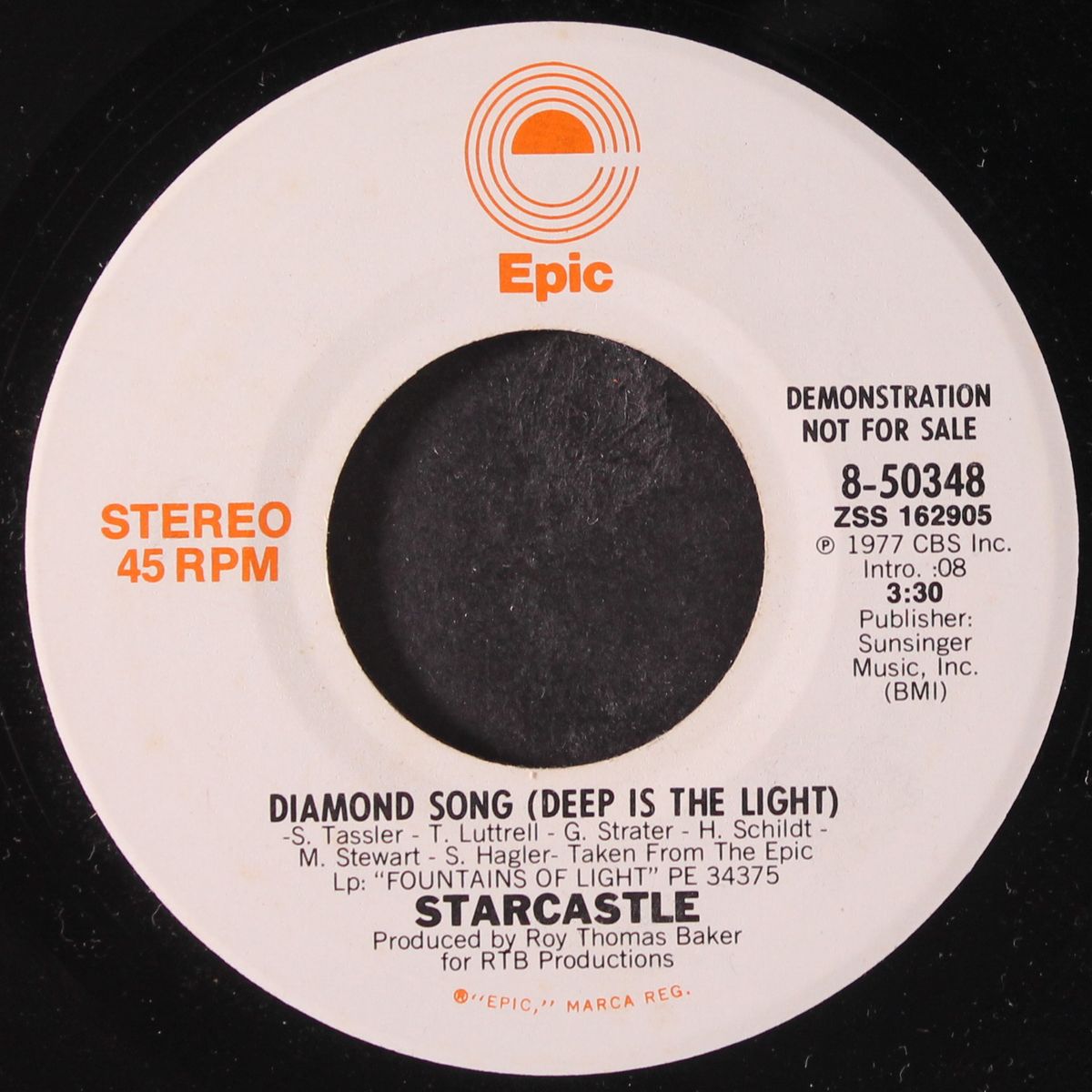 diamond song (deep is the light) / mono by STARCASTLE