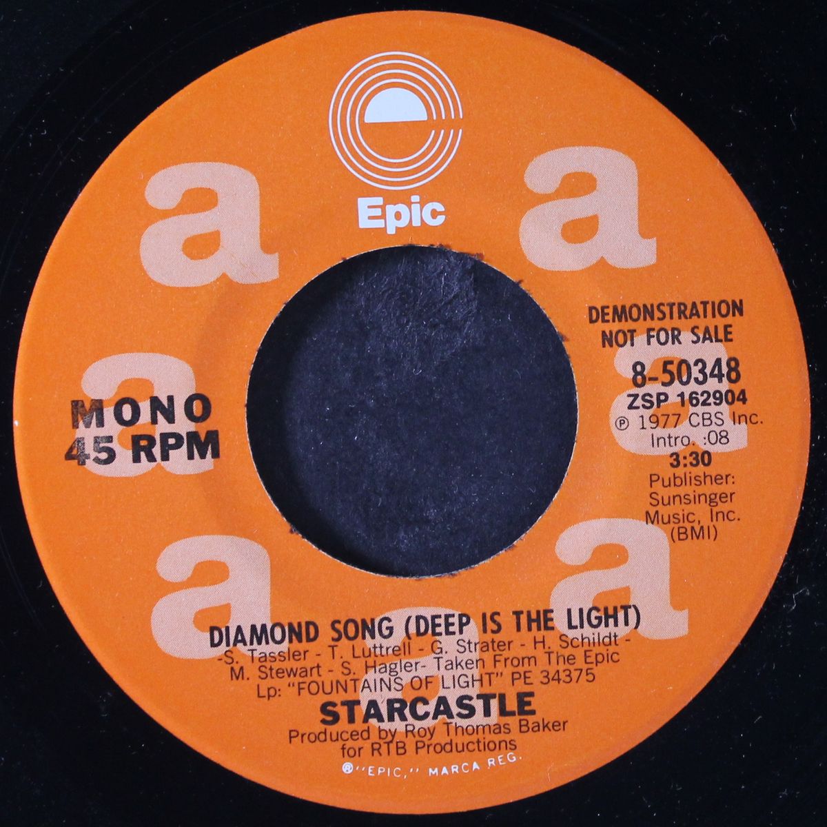 diamond song (deep is the light) / mono by STARCASTLE