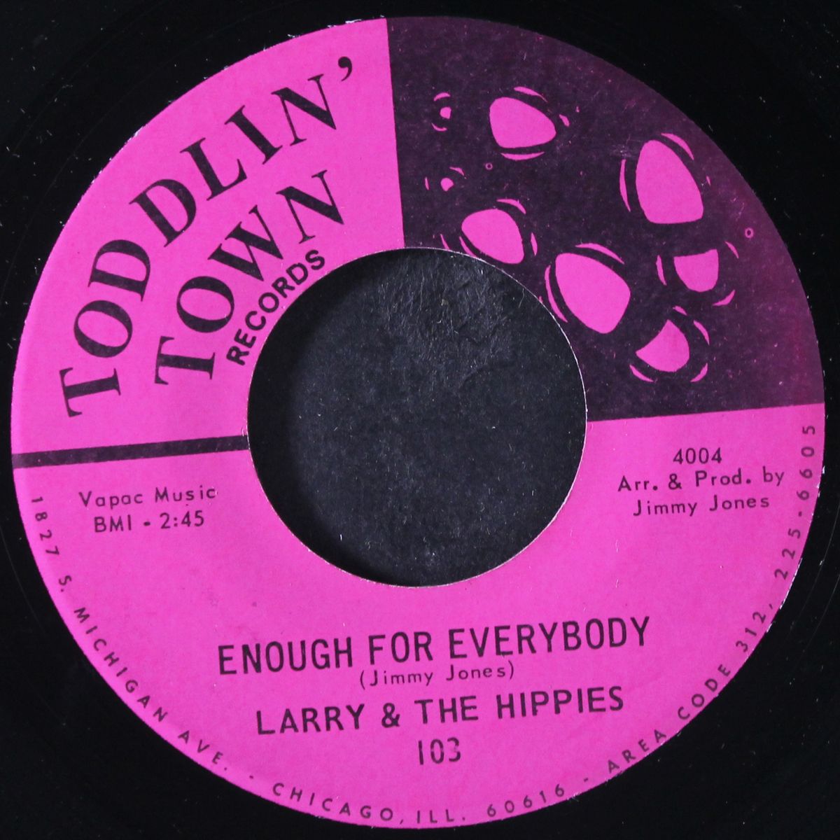 gimme some of yours / enough for everybody by LARRY & THE HIPPIES