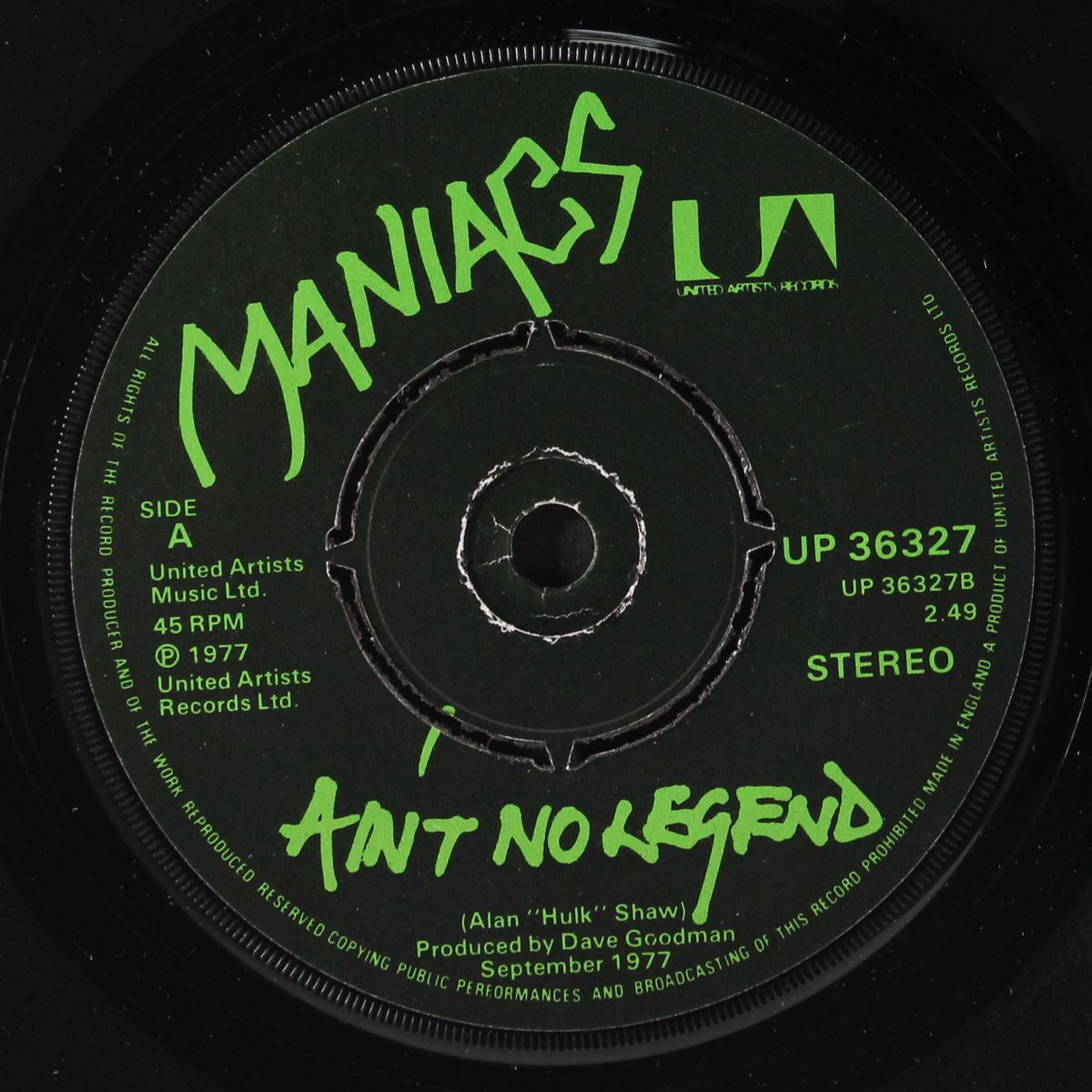chelsea 77 / ain't no legend by MANIACS