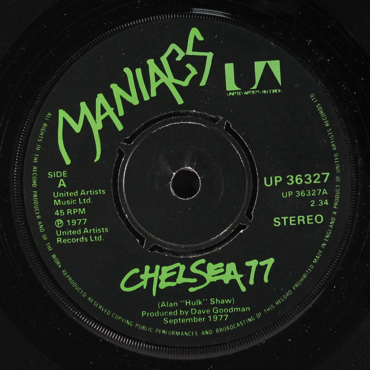 chelsea 77 / ain't no legend by MANIACS