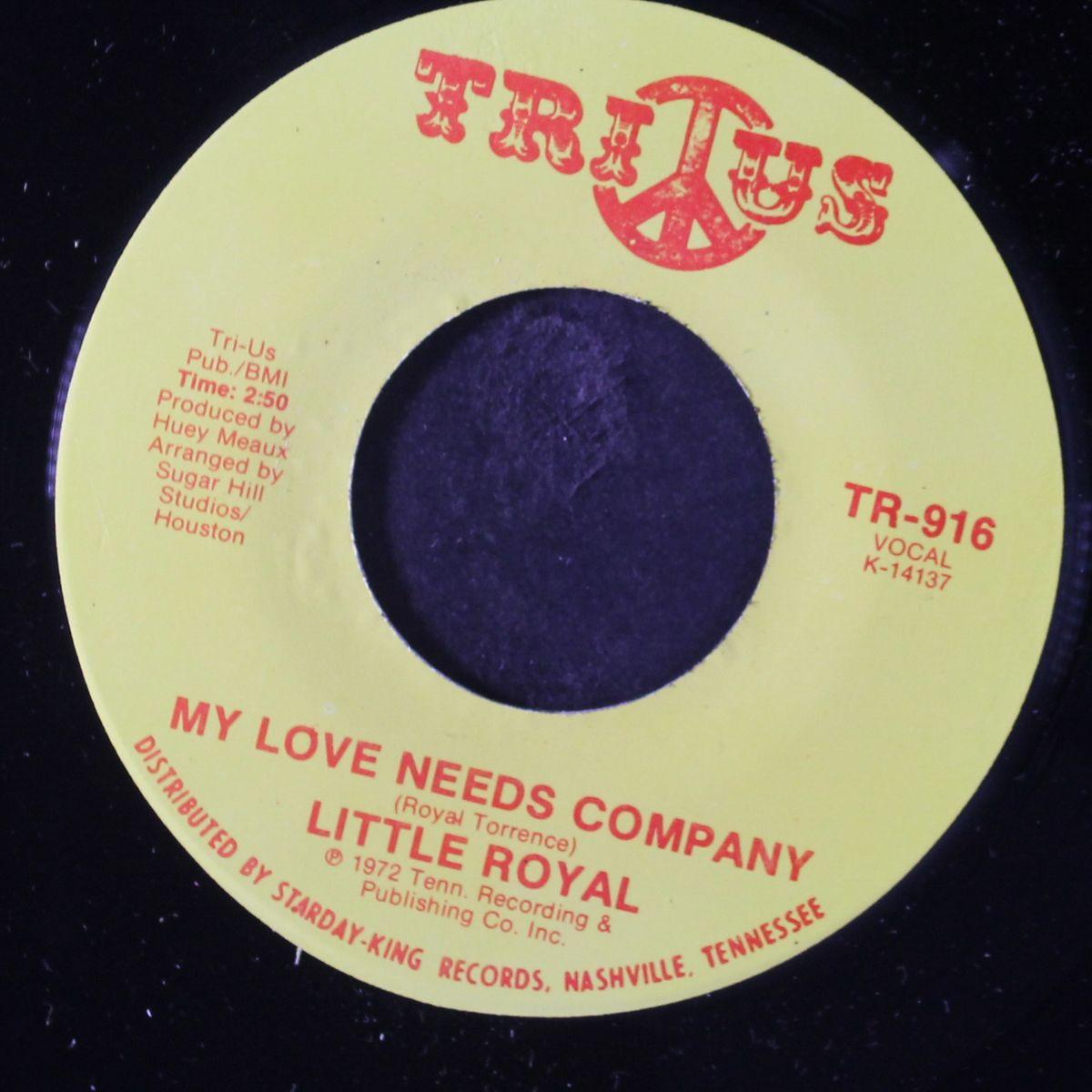 i'm glad to do it / my love needs company by LITTLE ROYAL