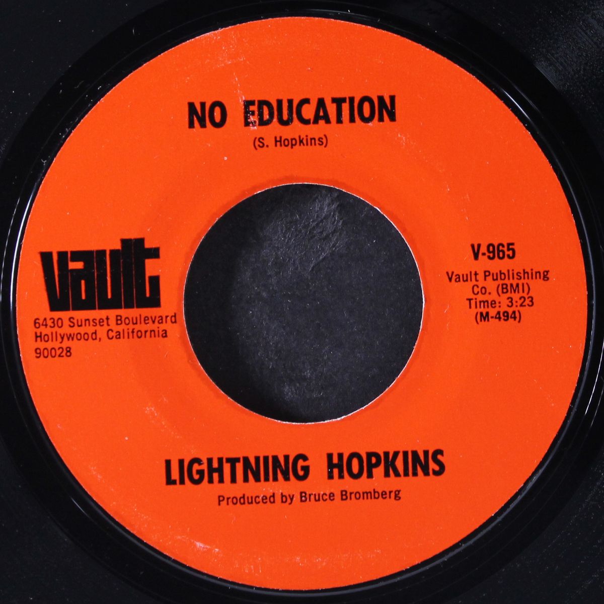 no education / easy on your heels by LIGHTNIN' HOPKINS