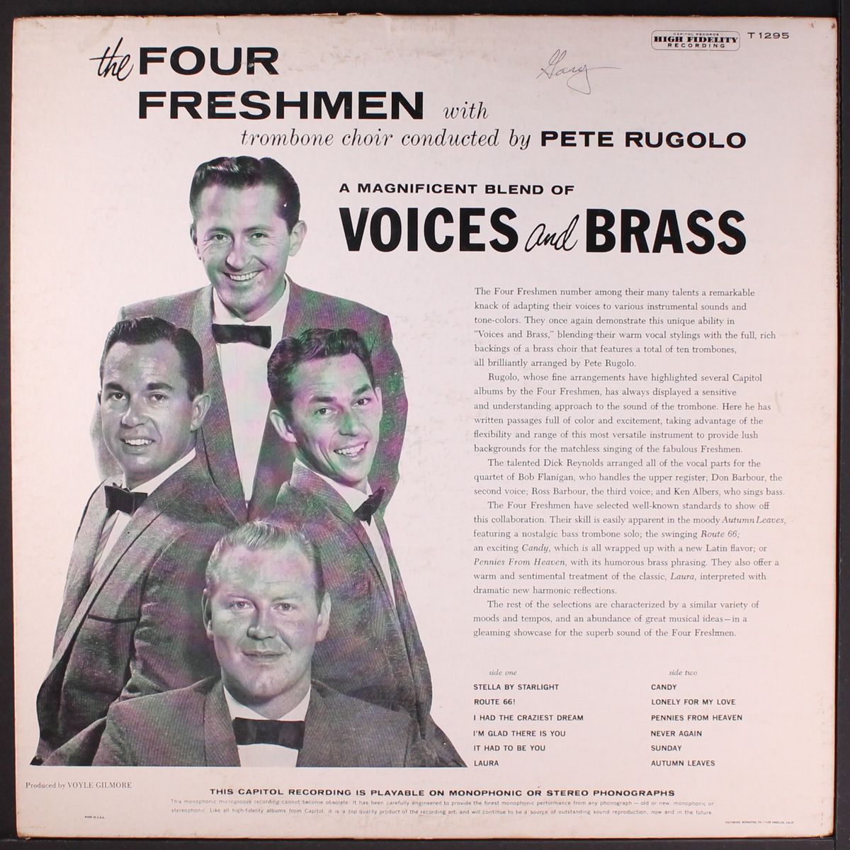 voices and brass by FOUR FRESHMEN