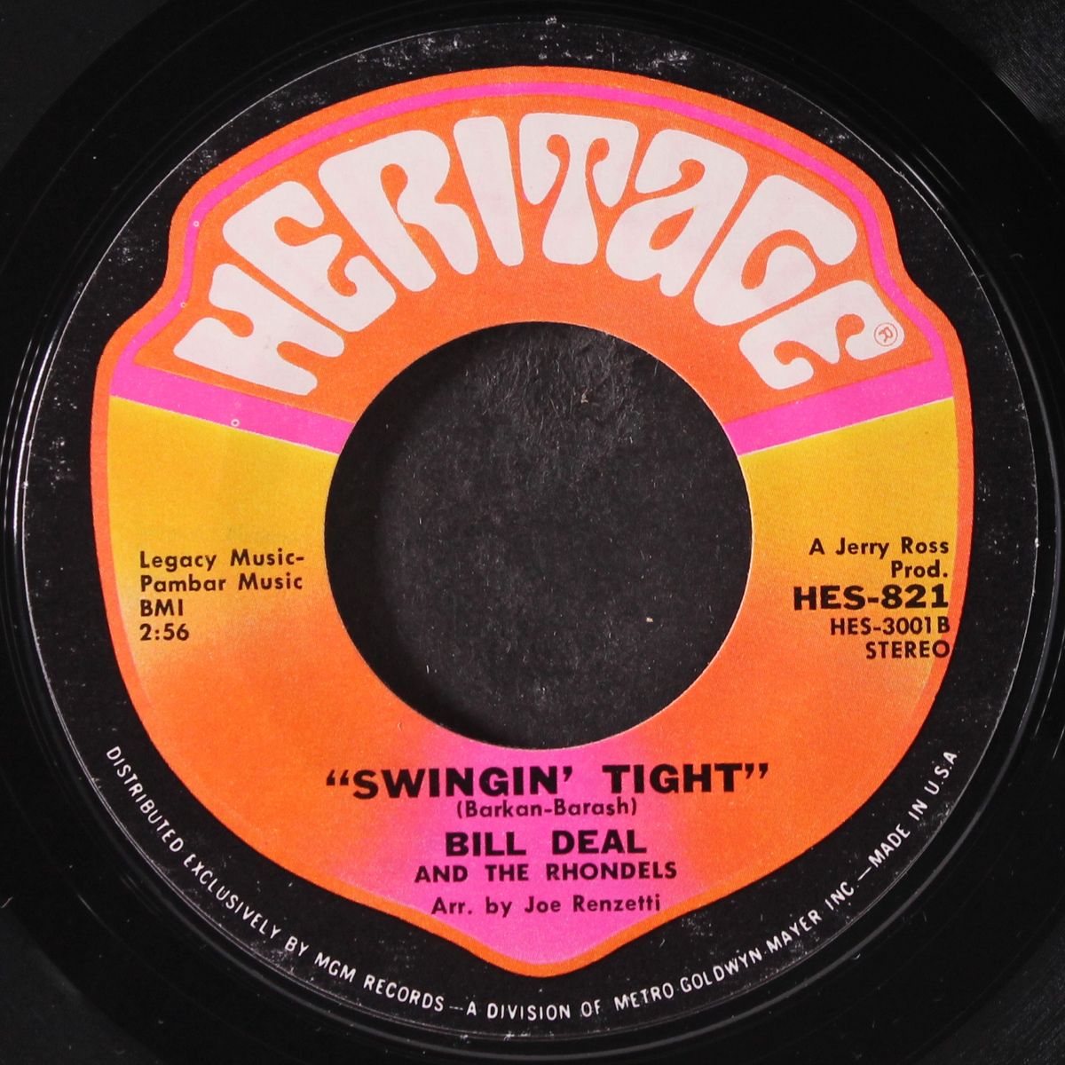 swingin' tight by BILL DEAL & RHONDELS