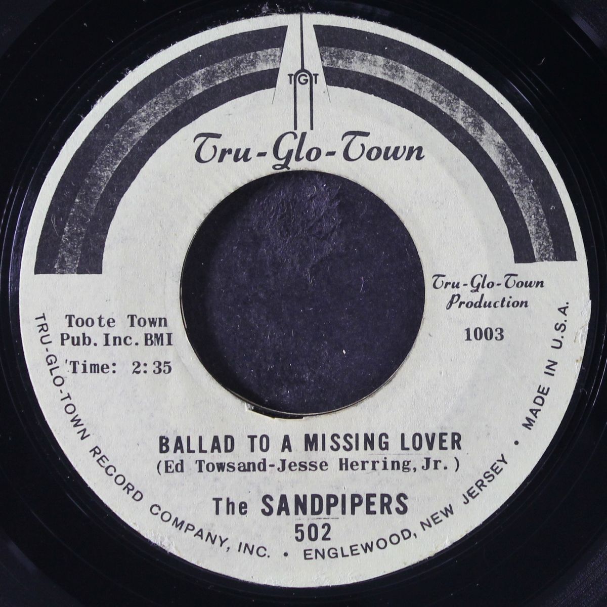 all over but the crying / ballad to a missing lover by SANDPIPERS