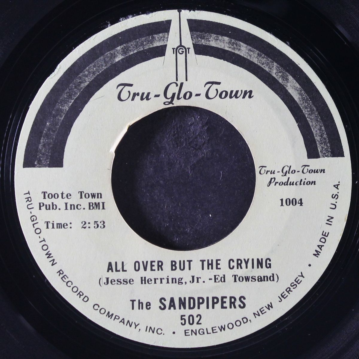 all over but the crying / ballad to a missing lover by SANDPIPERS