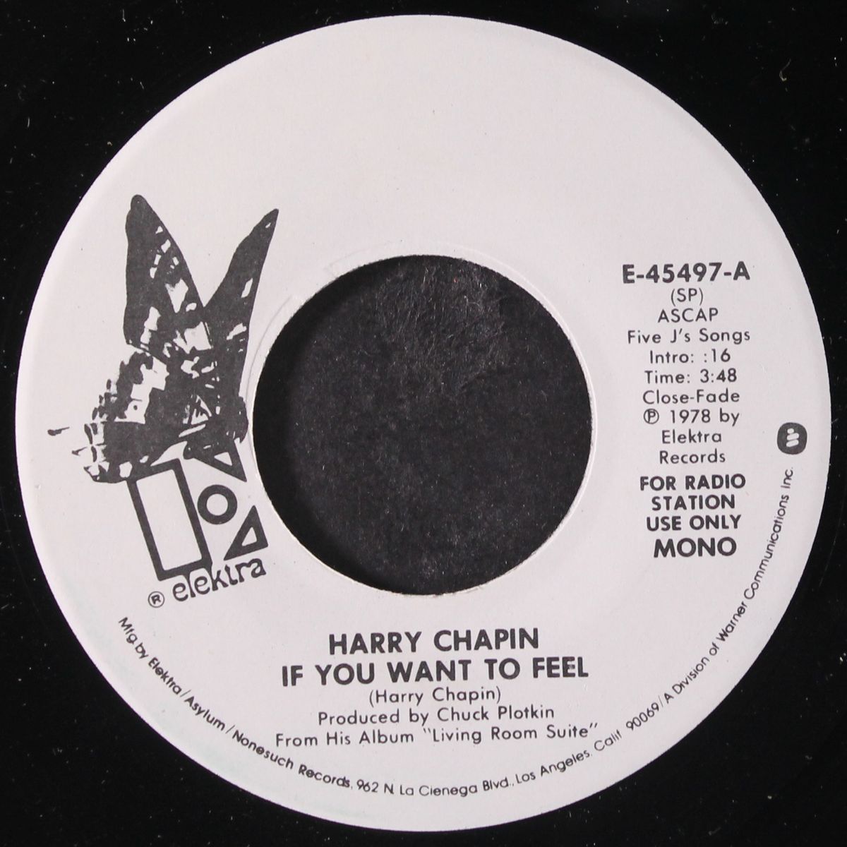 if you want to feel / mono by HARRY CHAPIN