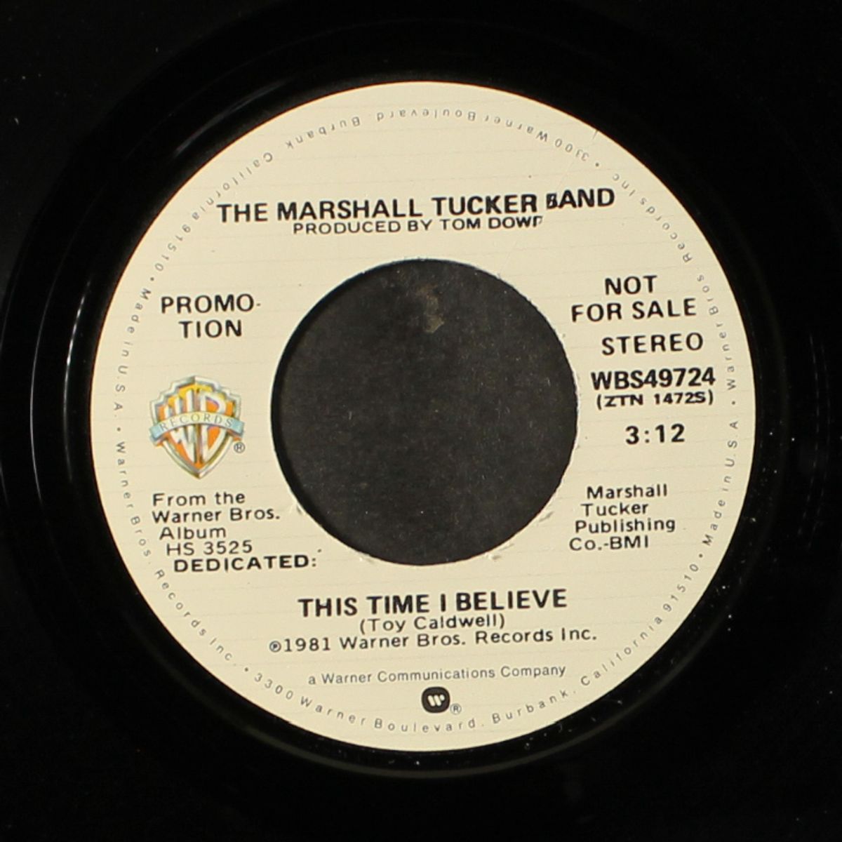 this time i believe / mono by MARSHALL TUCKER BAND