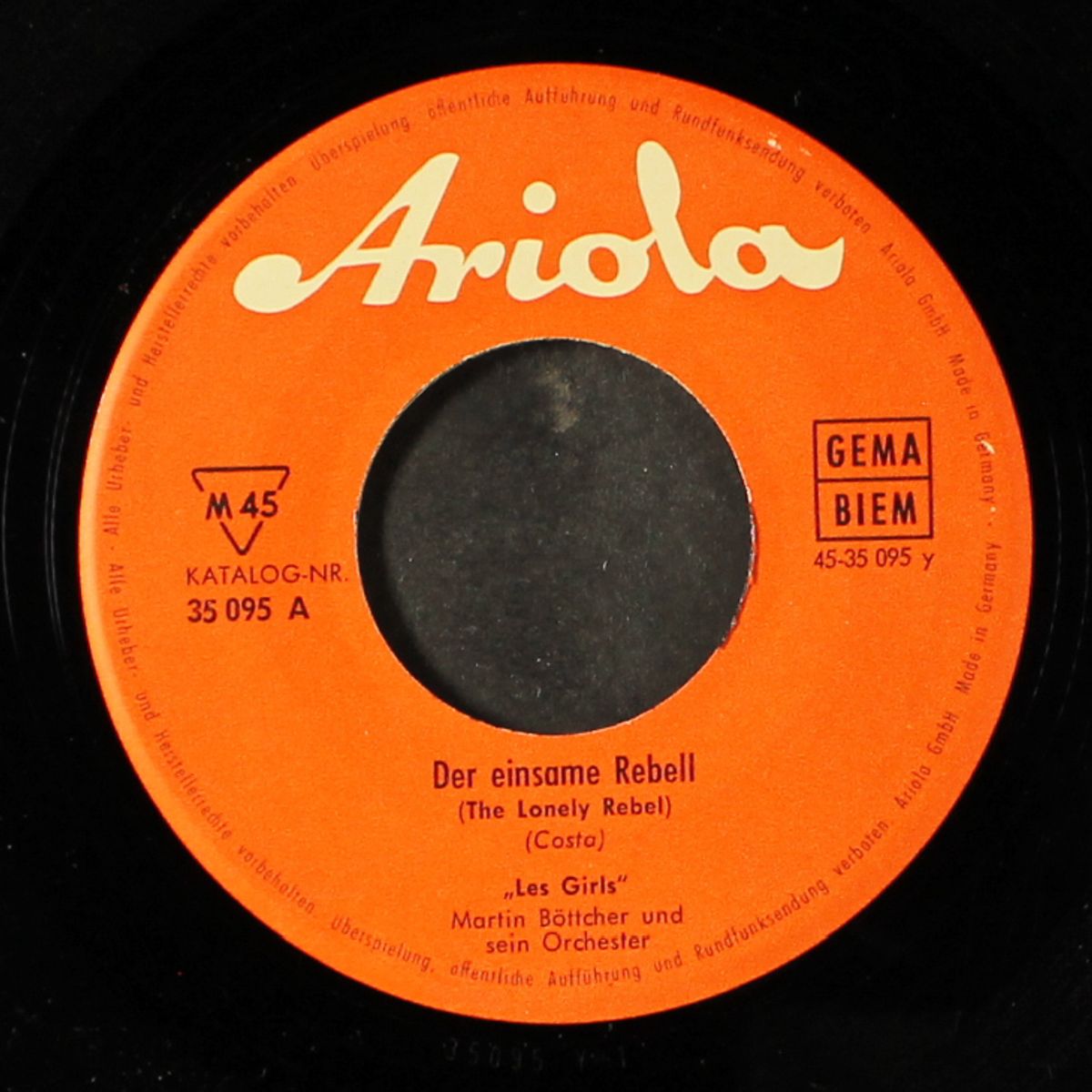 the lonely rebel / apache by LES GIRLS