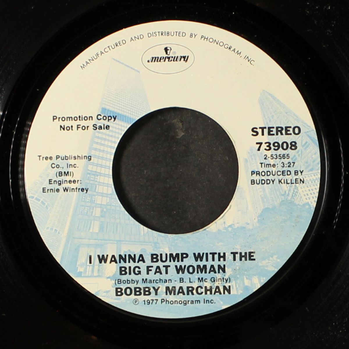 i wanna bump with the big fat woman / disco rabbit by BOBBY MARCHAN