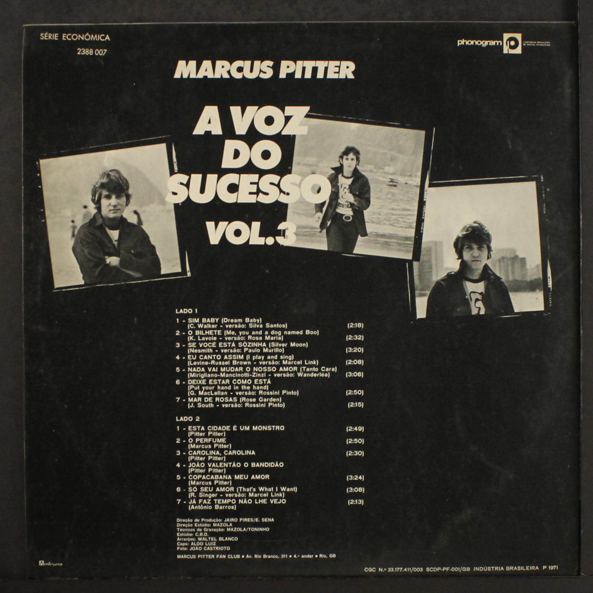 a voz do sucesso vol. 3 by MARCUS PITTER