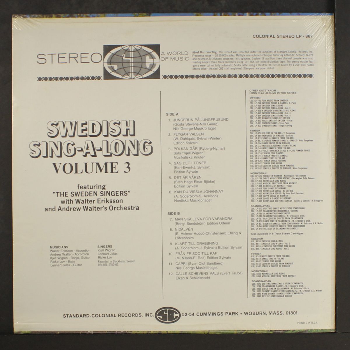 swedish sinf-a-long vol. 3 by VARIOUS
