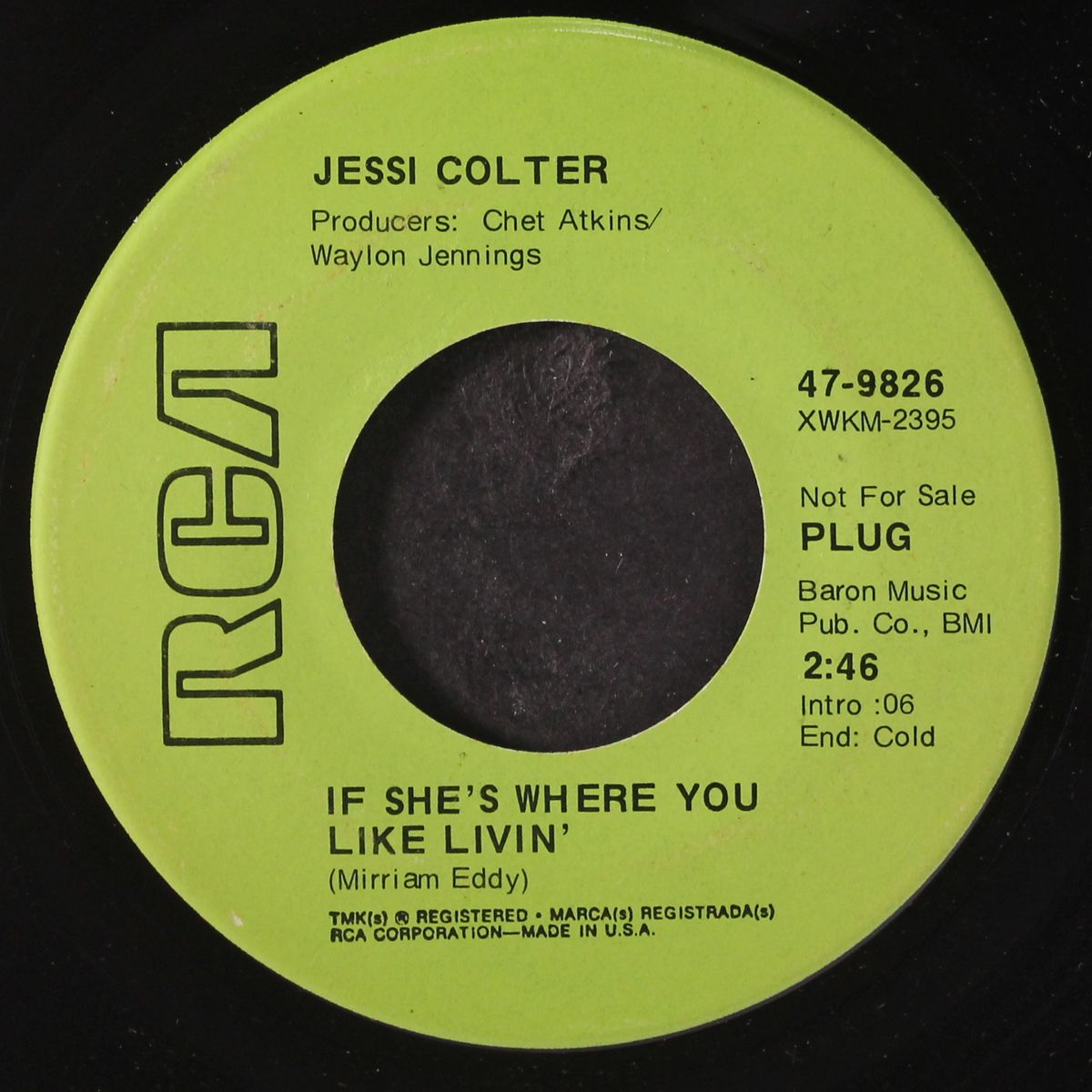 cry softly / if she's where you like livin by JESSE COLTER
