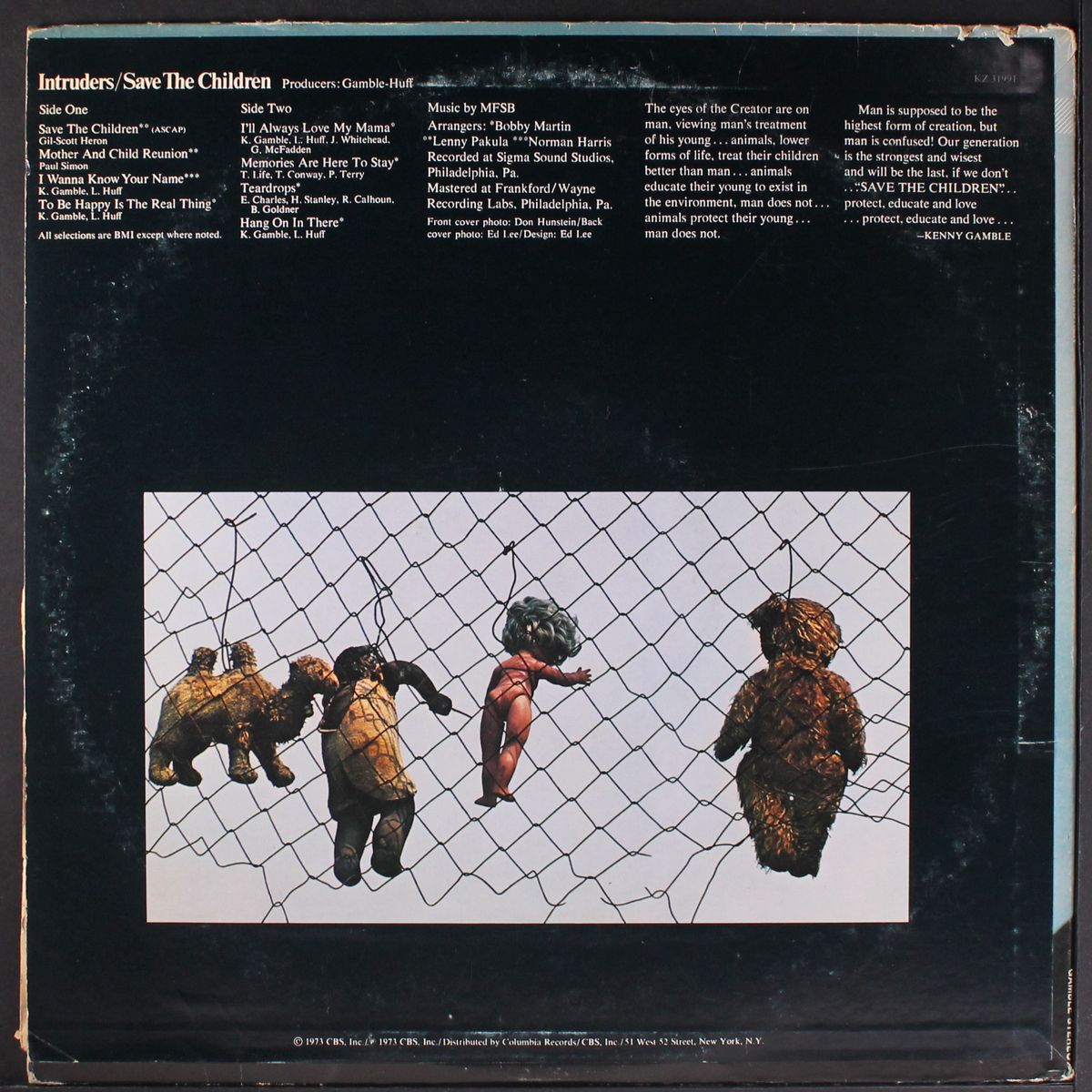 save the children by INTRUDERS