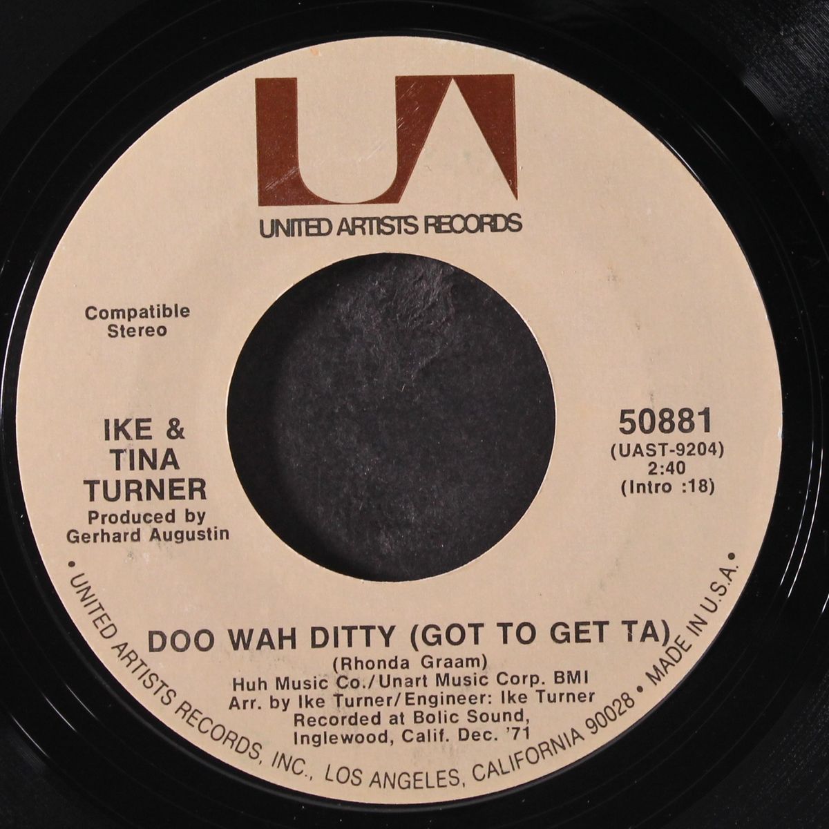 doo wah ditty / up in heah by IKE & TINA TURNER