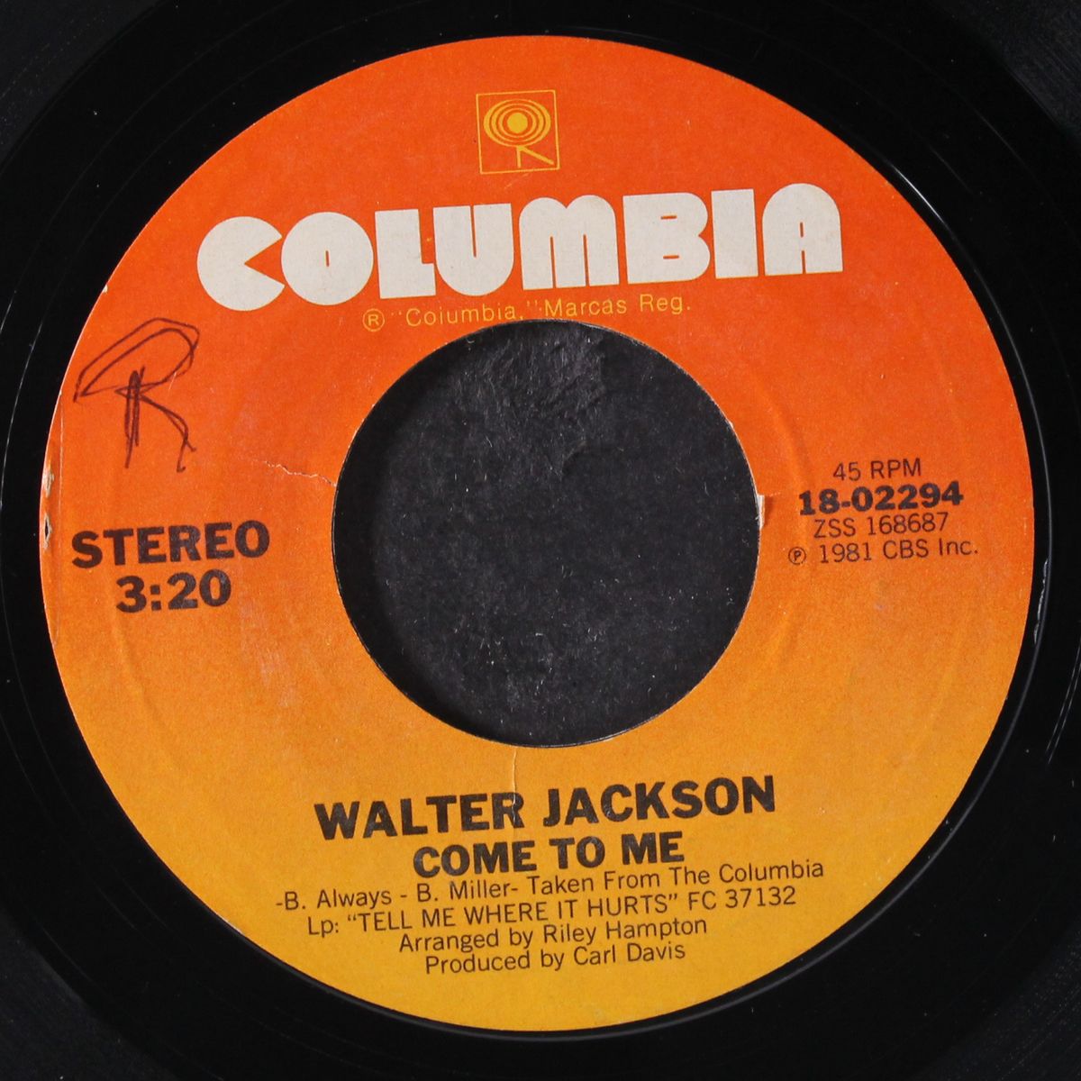 what if i walked out on you / come to me by WALTER JACKSON