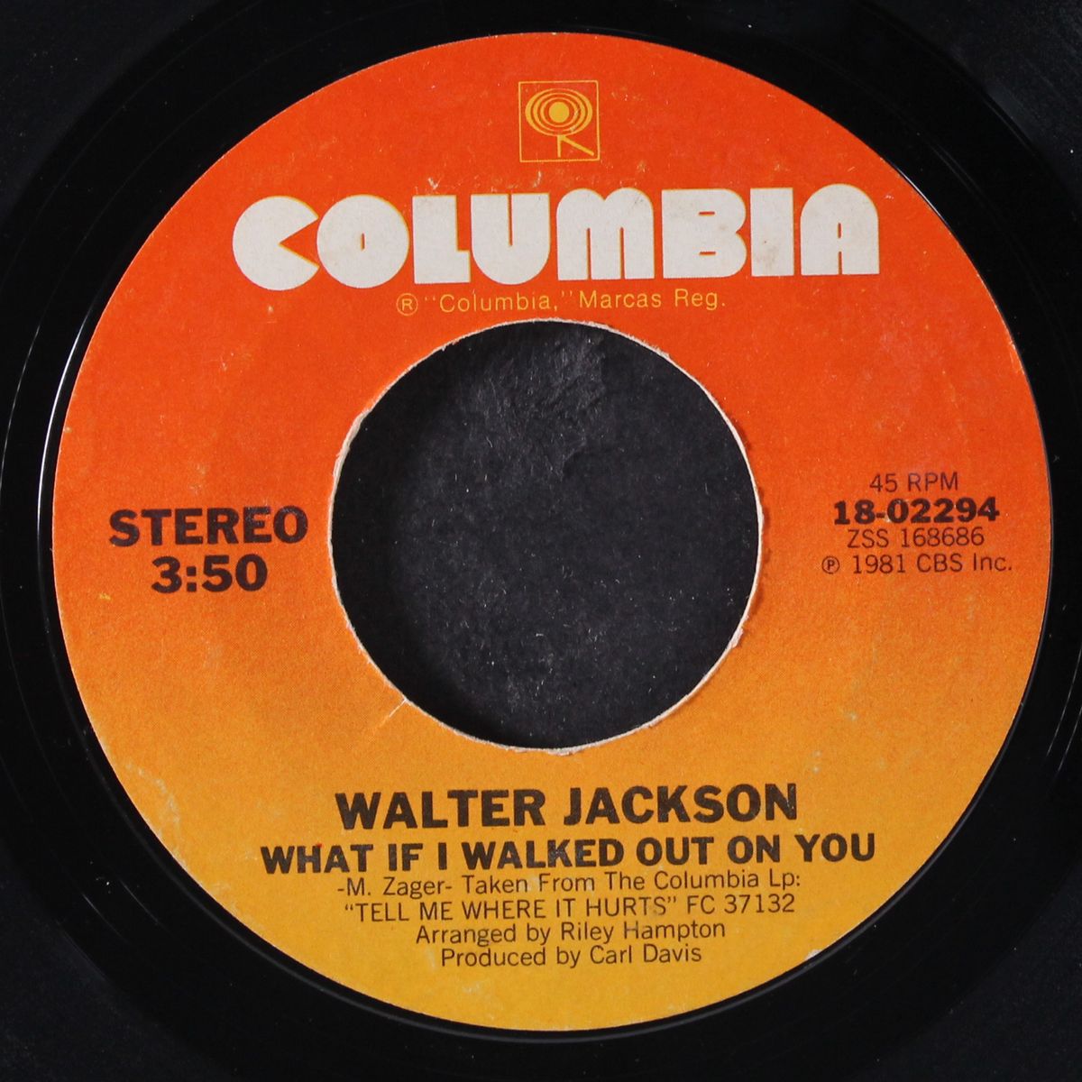 what if i walked out on you / come to me by WALTER JACKSON