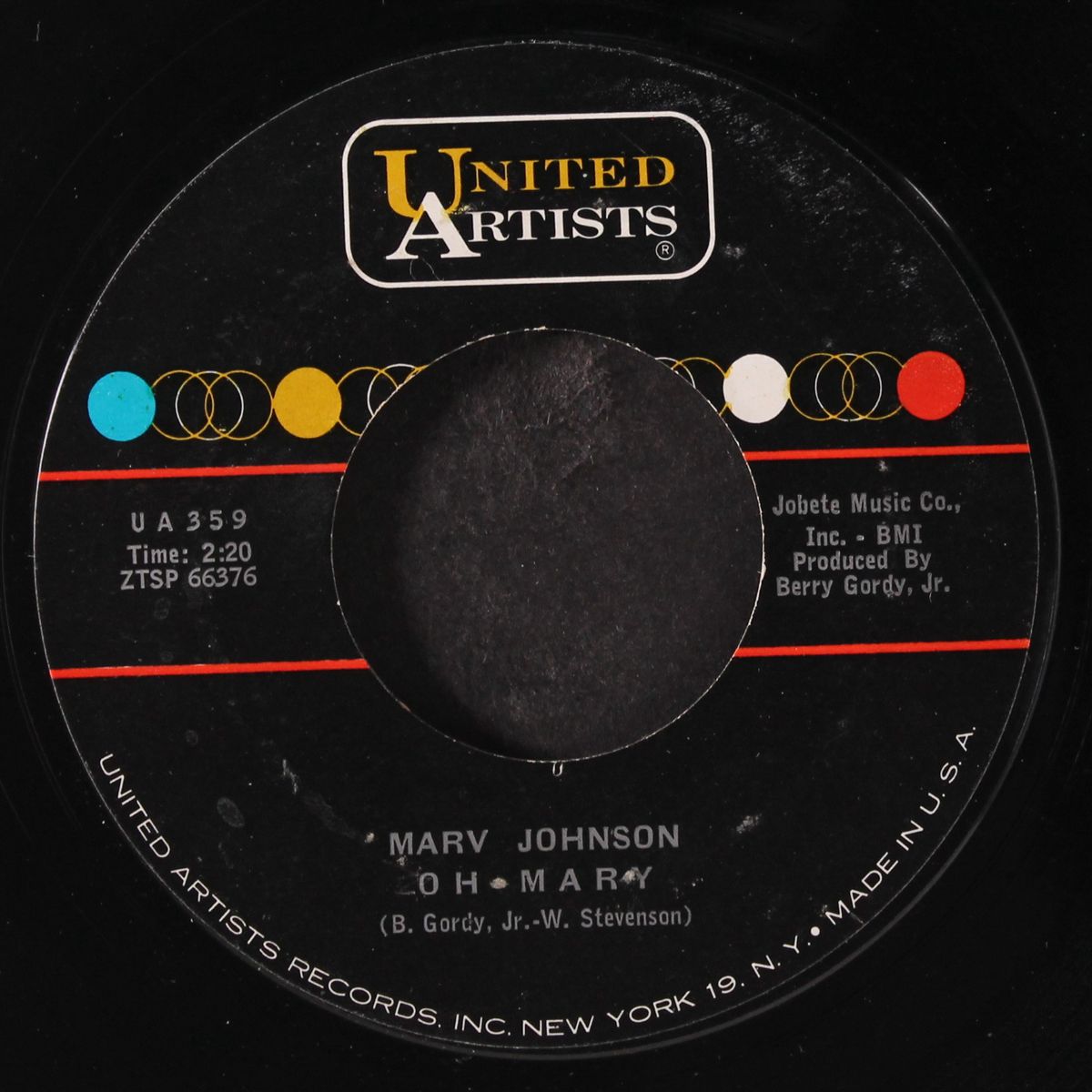 show me / oh mary by MARV JOHNSON