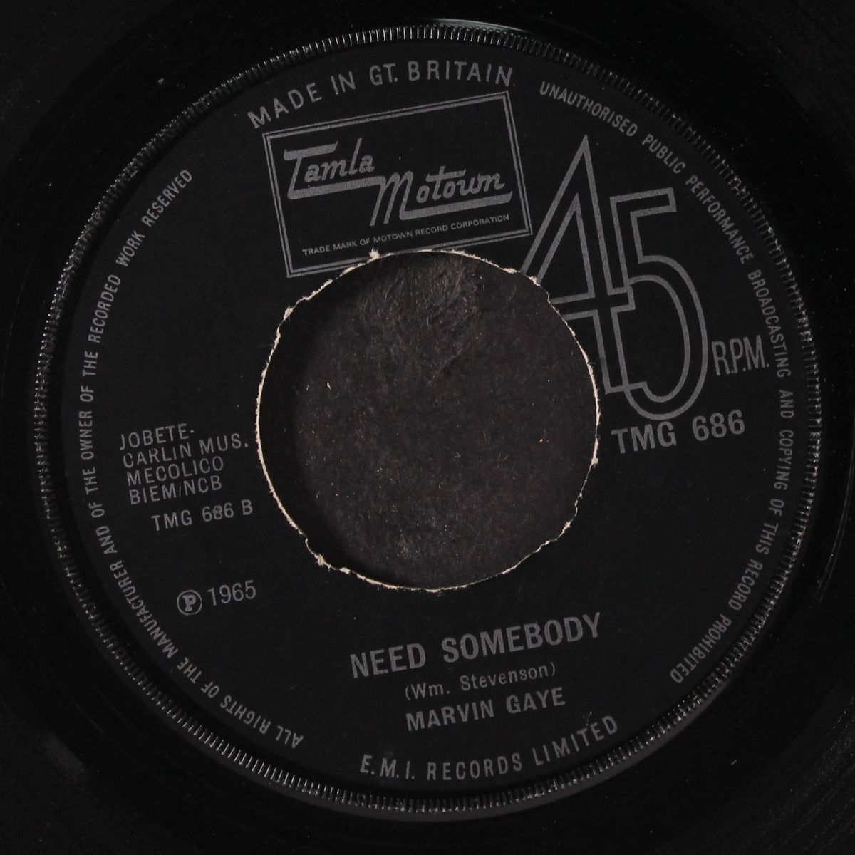 i heard it through the grapevine / need somebody by MARVIN GAYE