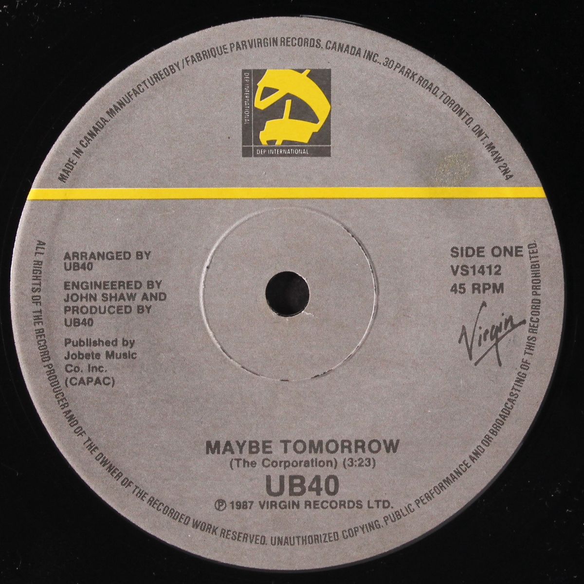 maybe tomorrow by UB40
