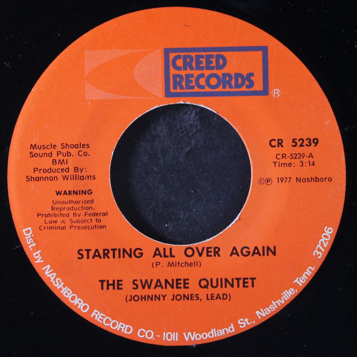 starting all over again by SWANEE QUINTET