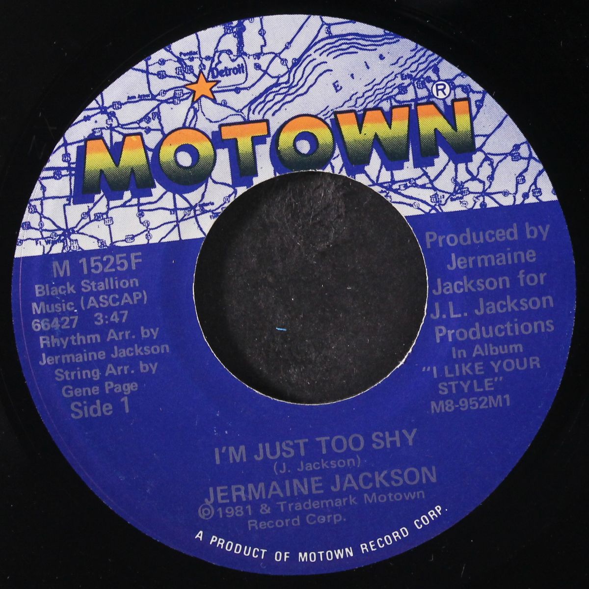 i'm just too shy / all because of you by JERMAINE JACKSON