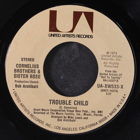 CORNELIUS BROTHERS & SISTER ROSE