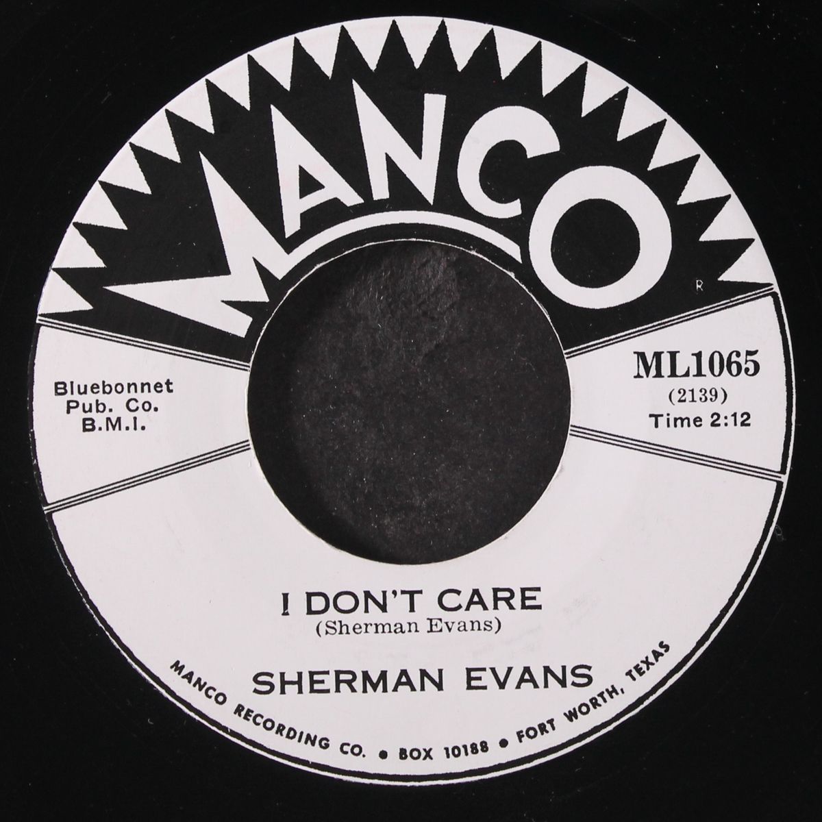 i don't care / yo yo twist by SHERMAN EVANS