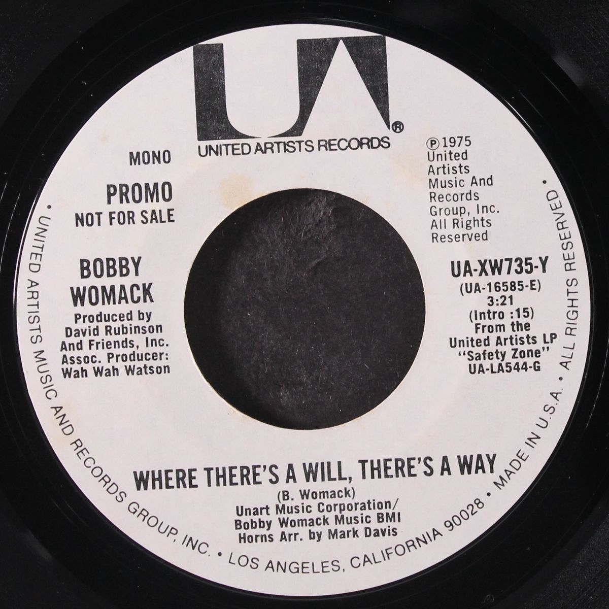 where there's a will there's a way / mono by BOBBY WOMACK
