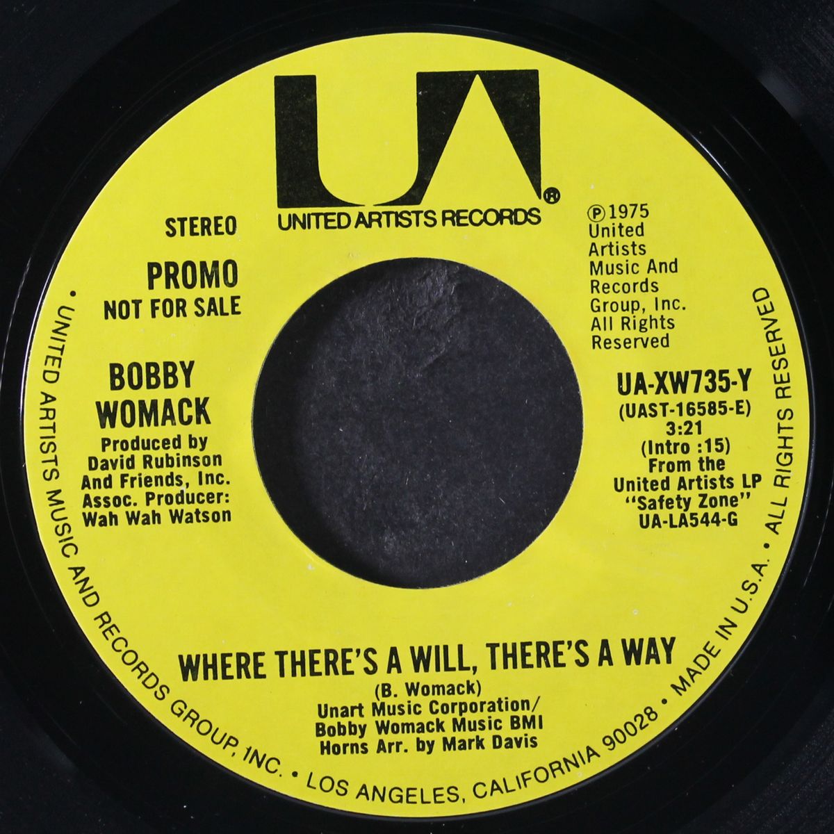 where there's a will there's a way / mono by BOBBY WOMACK