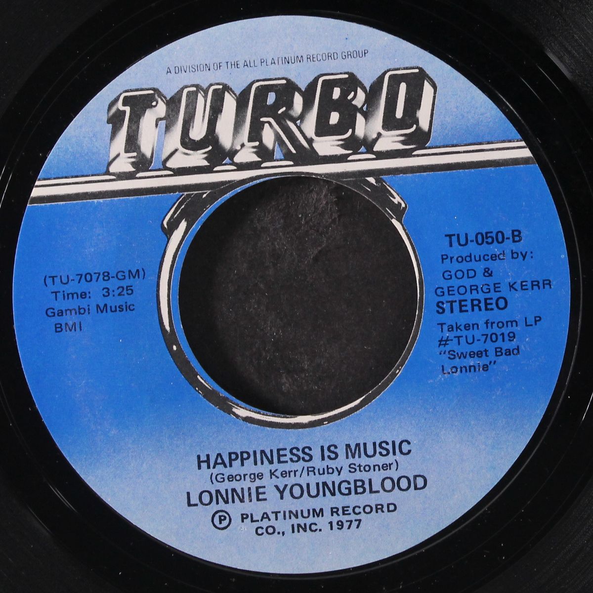 gonna fly now (theme from rocky) / happiness is music by LONNIE YOUNGBLOOD
