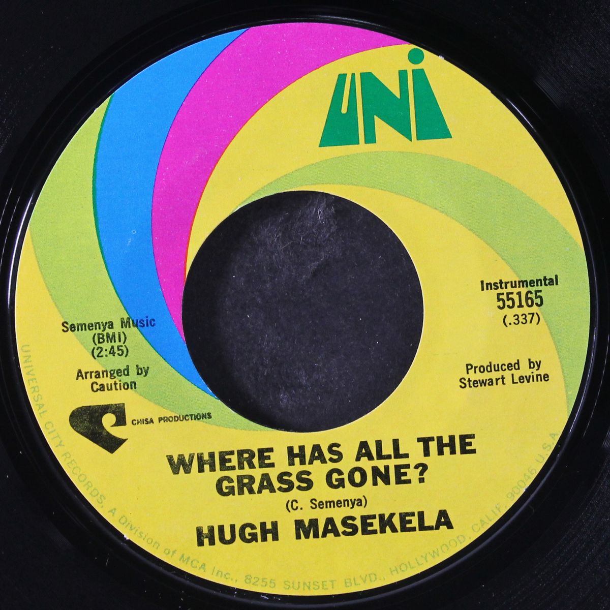 i haven't slept / where has all the grass gone by HUGH MASEKELA