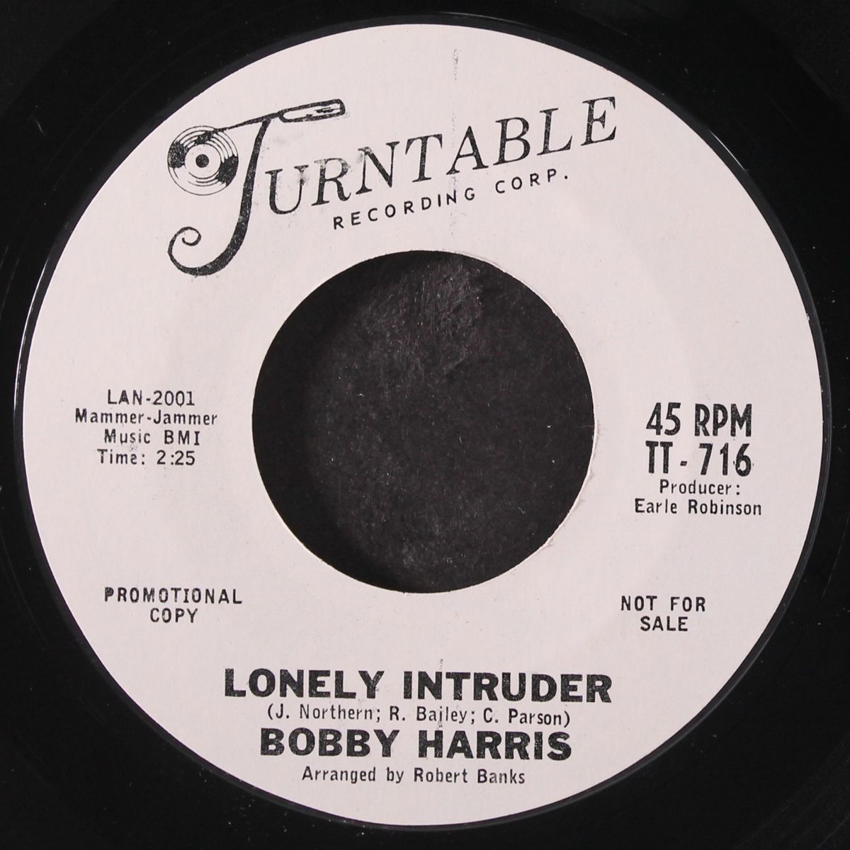 ain't that love / lonely intruder by BOBBY HARRIS