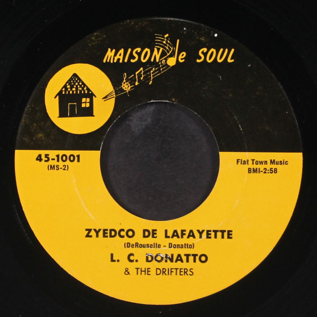 my baby left me blues / zydeco de lafayette by L.C. DONATTO & DRIFTERS