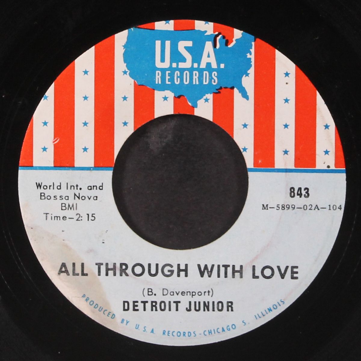 come on in / all through with love by DETROIT JUNIOR