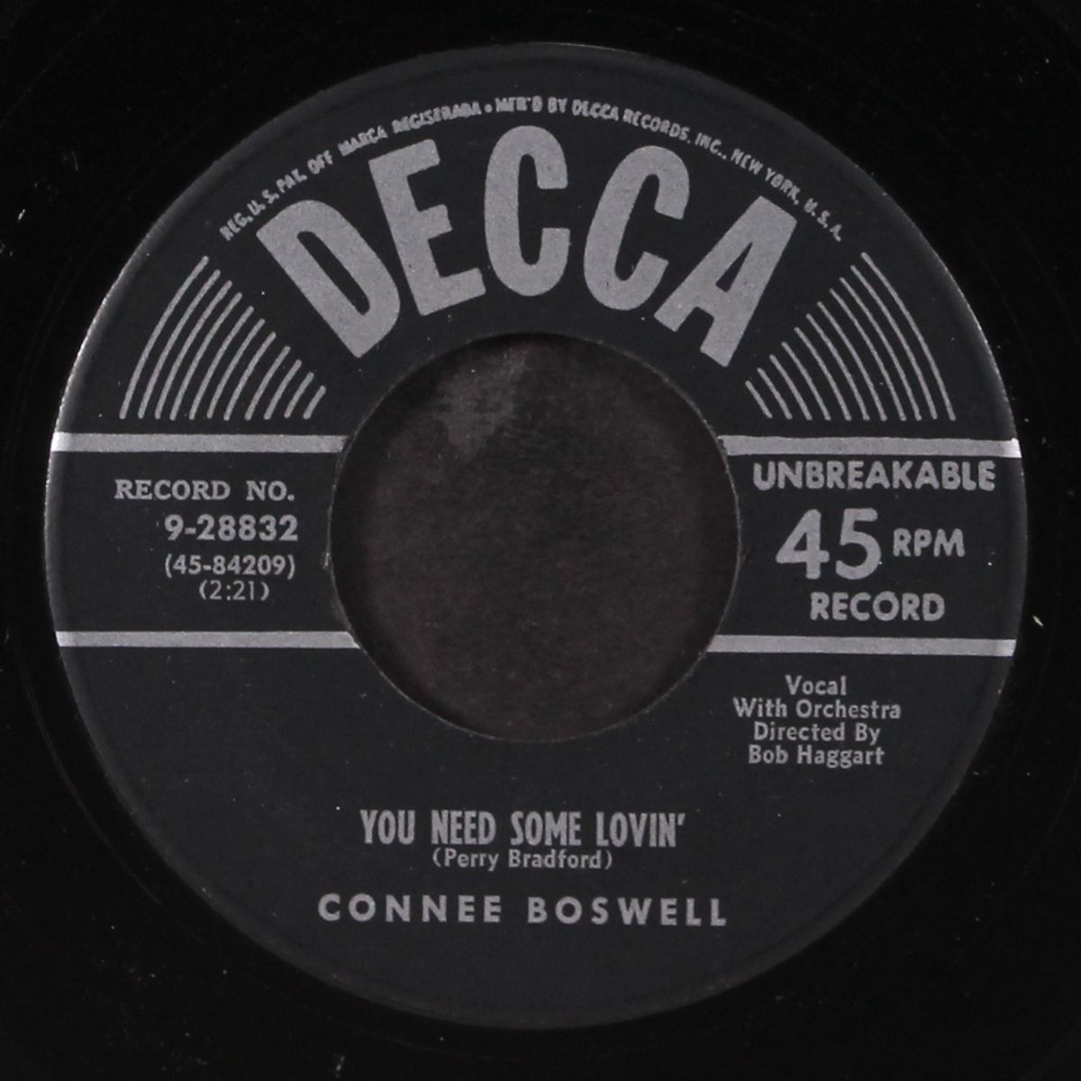 you need some lovin' / i'm gonna sit right down and write myself a let by CONNEE BOSWELL