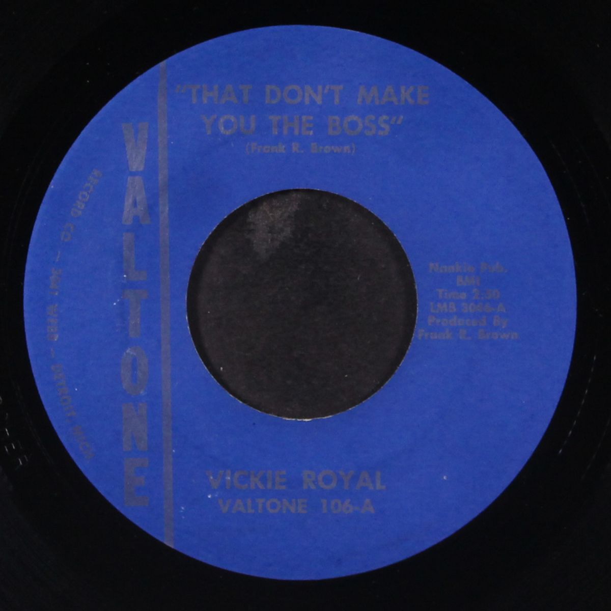 that don't make you the boss / norma's blues by VICKIE ROYAL