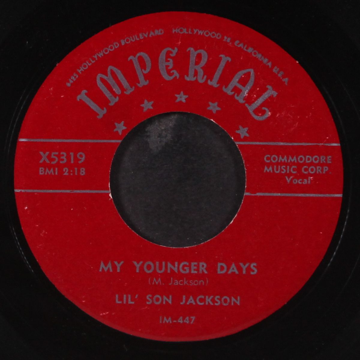 my younger days / i wish to go home by LIL' SON JACKSON