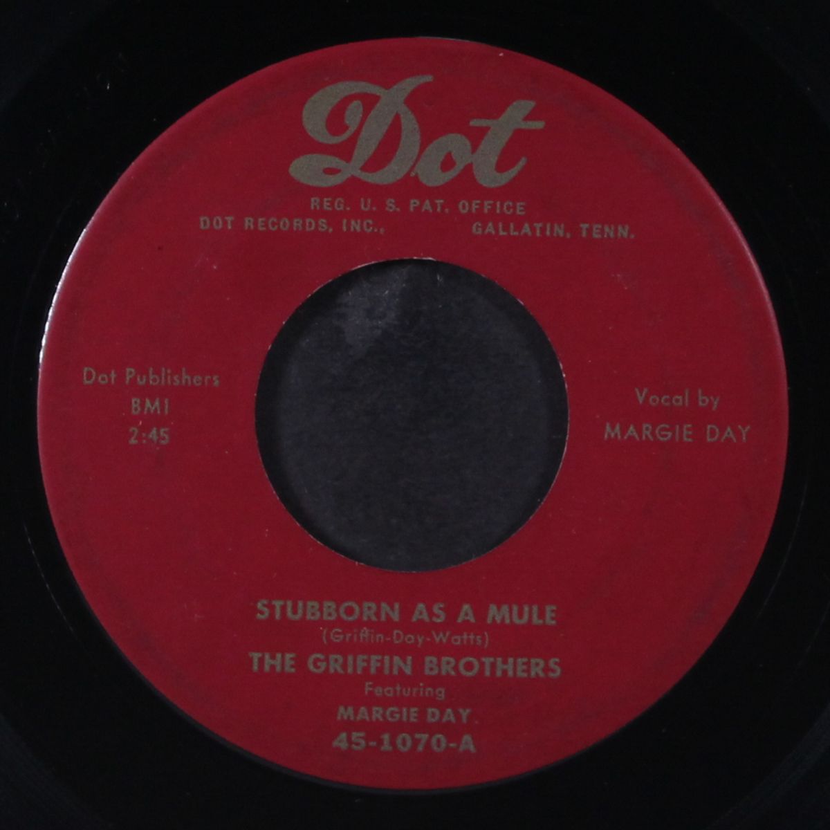 stubborn as a mule / pretty baby by GRIFFIN BROTHERS