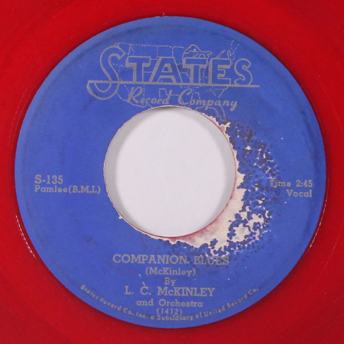 companion blues / weeping willow blues by L.C. MCKINLEY