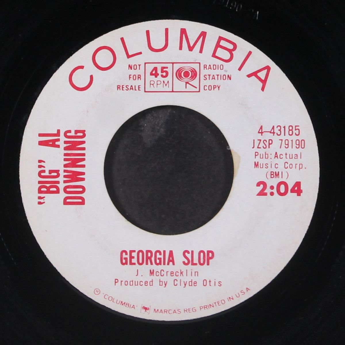 i feel good / georgia slop by BIG AL DOWNING