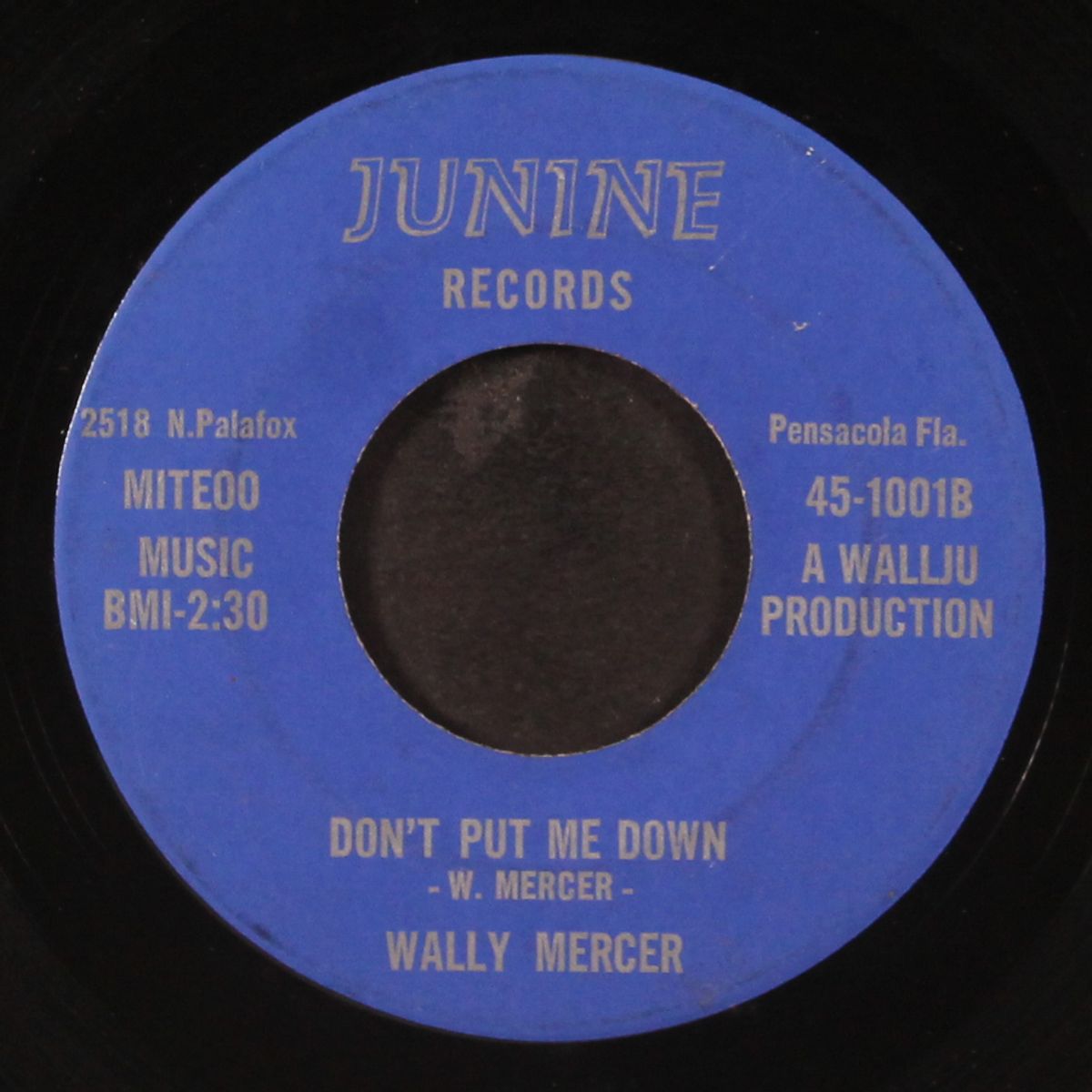 tend to your own business / don't put me down by WALLY MERCER