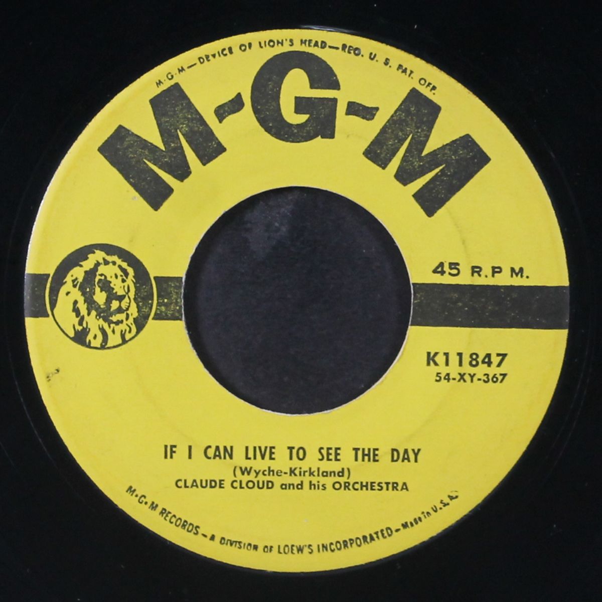 beginnner's mambo / if i can live to see the day by CLAUDE CLOUD